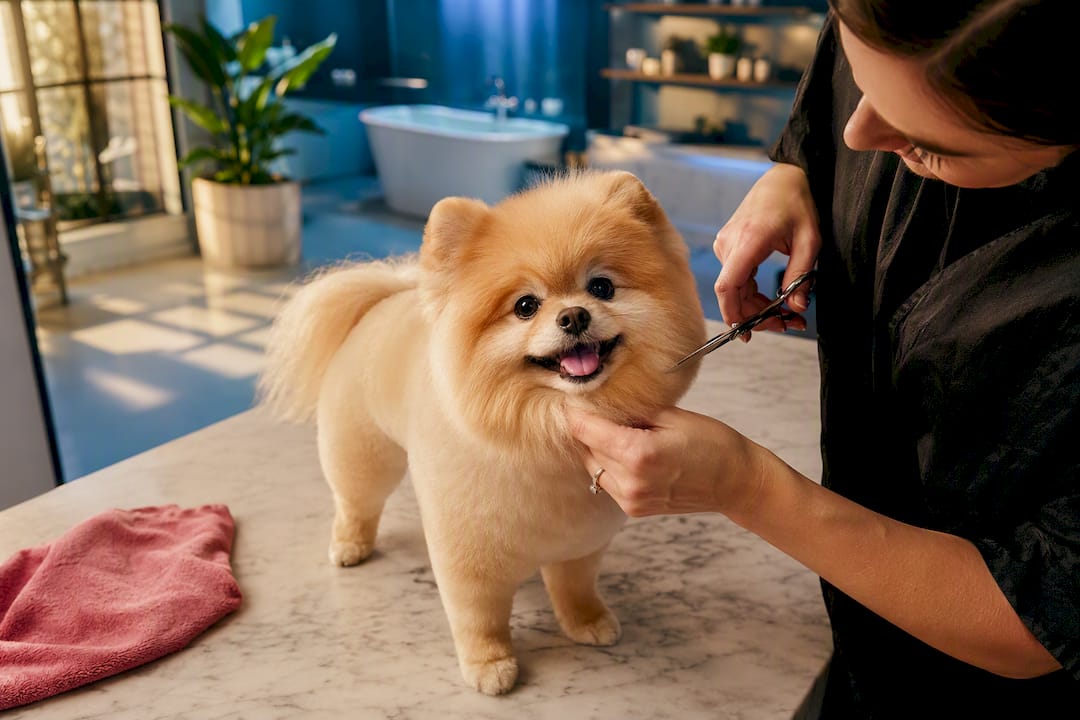 Get the Lion Look Without Shaving for Gulf Coast Pomeranians